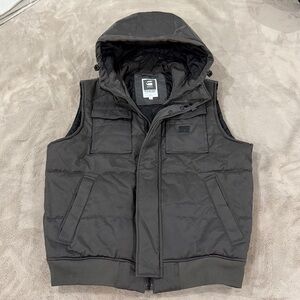 G-Star Raw Dark Gray Hooded Vest XL